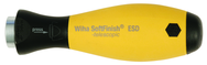 Wiha Drive-Loc VI ESD Safe Handle 115mm. Ergonomic Cushion Grip; Drive-Loc Mechanism - Top Tool & Supply