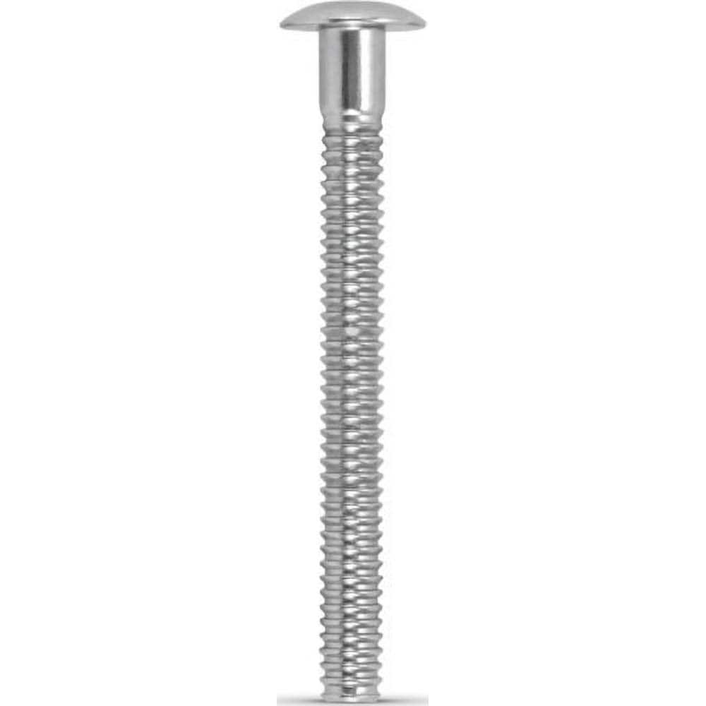 RivetKing - Anchor Accessories; Type: Button Head Cap Screws ; For Use With: Threaded Rod Anchor ; Size: 1/4 ; Material: Aluminum - Exact Industrial Supply