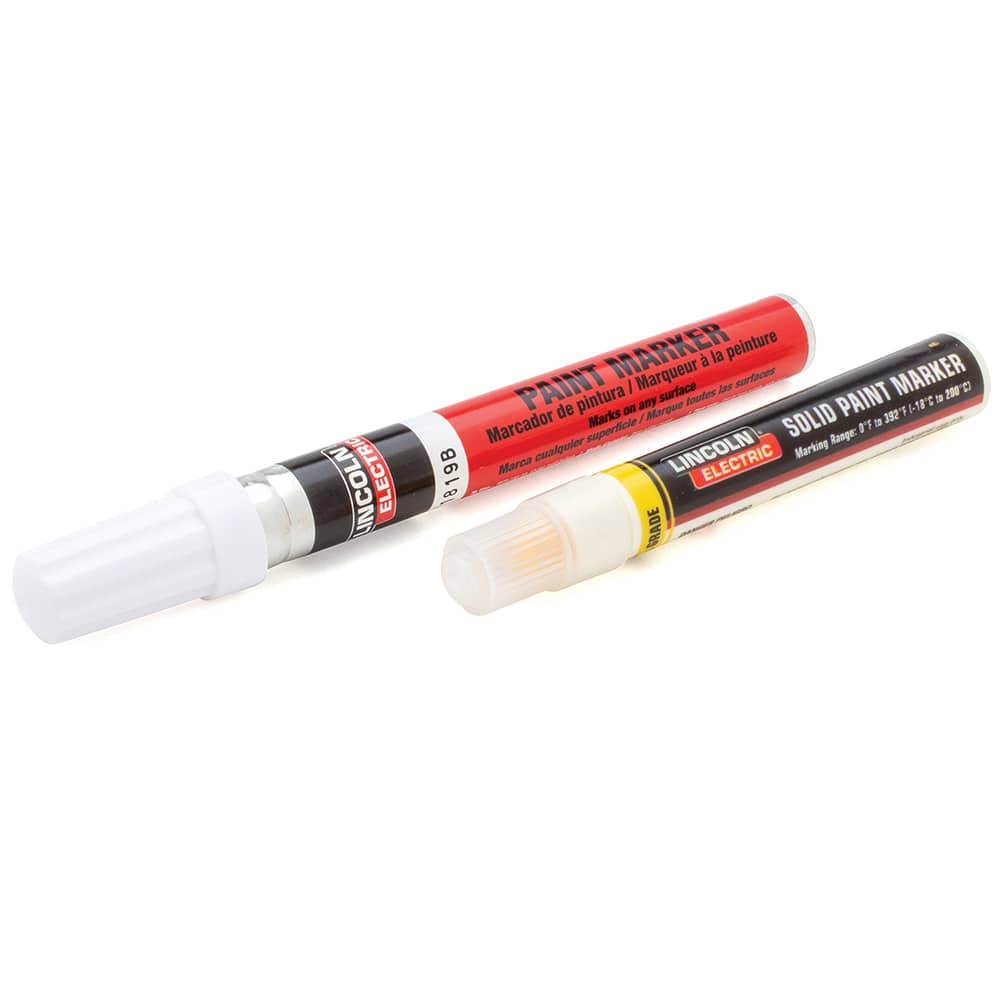 MIG Welding Accessories; Type: Marker Kit; For Use With: Welding Accessory; Type: Marker Kit; Type: Marker Kit; Description: 1 White 1 Yellow Welding Marker Set; Type: Marker Kit; Type: Marker Kit