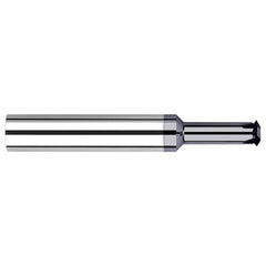 Harvey Tool - Single Profile Thread Mills; Maximum Pitch (mm): 0.70 ; Minimum Pitch (mm): 0.70 ; Thread Type: Internal/External ; Minimum Nominal Diameter (mm): 4 ; Cutting Diameter (Decimal Inch): 3.0000 ; Shank Diameter (mm): 3.0000 - Exact Industrial Supply