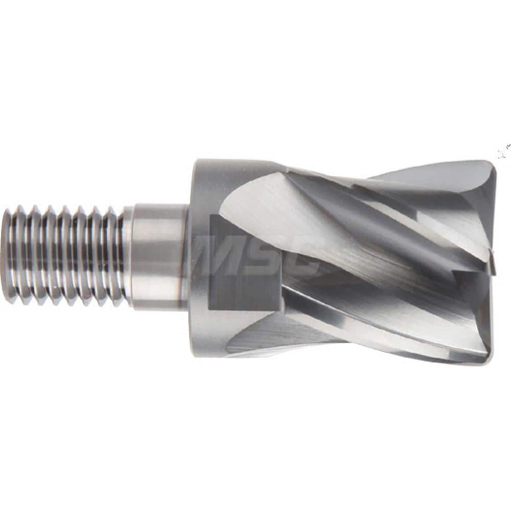 YG-1 - Corner Radius & Corner Chamfer End Mill Heads; Mill Diameter (Inch): 1/2 ; Mill Diameter (Decimal Inch): 0.5000 ; End Type: Corner Radius ; Corner Radius (Decimal Inch): 0.0400 ; Number of Flutes: 4 ; Material: Carbide - Exact Industrial Supply