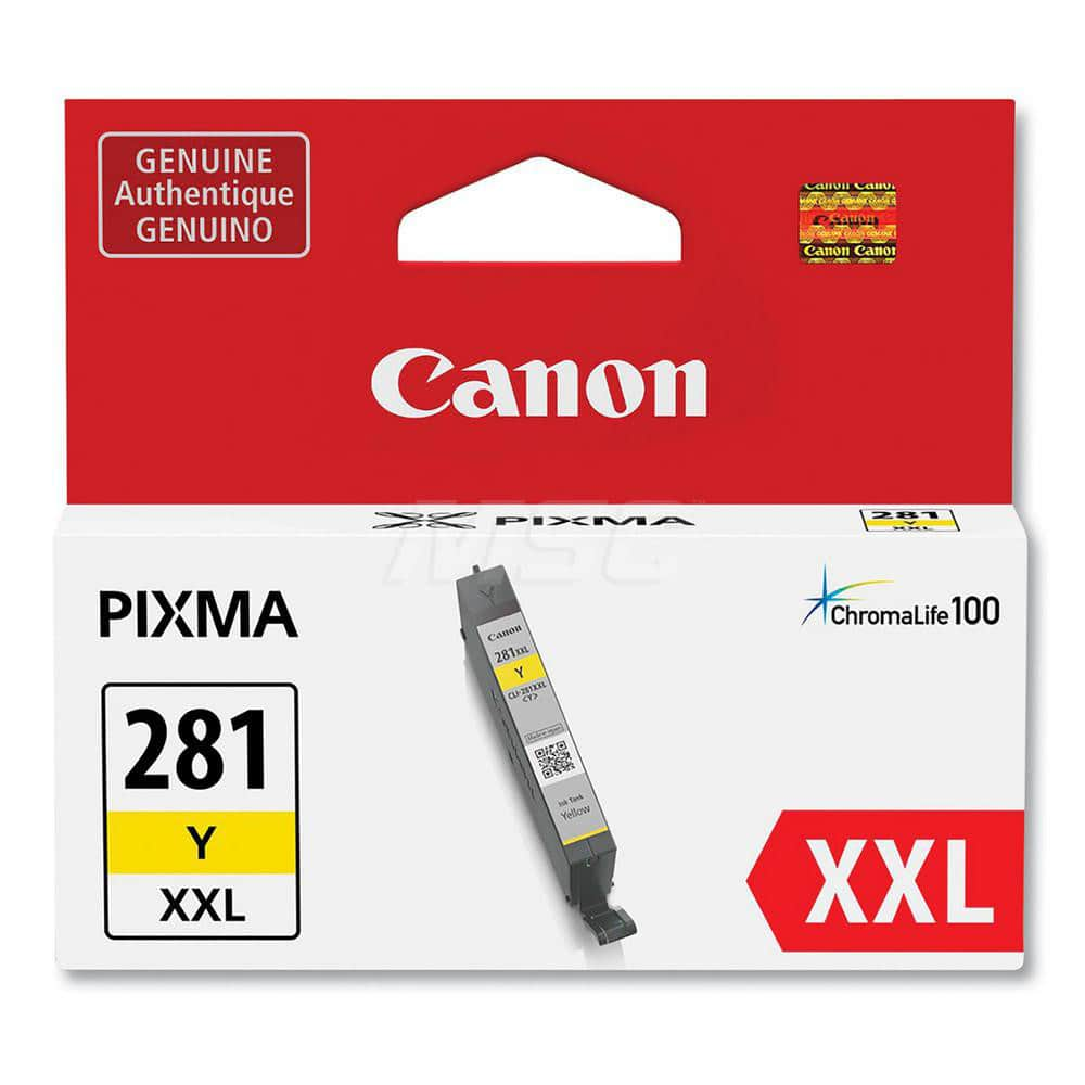 Canon - Office Machine Supplies & Accessories; Office Machine/Equipment Accessory Type: Ink ; For Use With: PIXMA TS9120 Gray Wireless; PIXMA TS6220 White Wireless; PIXMA TS8320 Black; PIXMA TS8120 Black Wireless; PIXMA TS9120 Gold Wireless; PIXMA TS8320 - Exact Industrial Supply