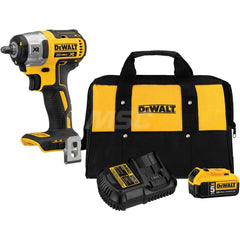 Cordless Impact Wrench: 20V, 3/8″ Drive, 0 to 3,200 BPM, 2,800 RPM 150 ft-lb, 1 20V MAX Battery Included