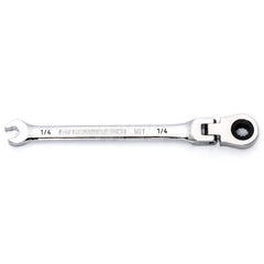 Combination Wrench: Alloy Steel, Polished Chrome-Plated