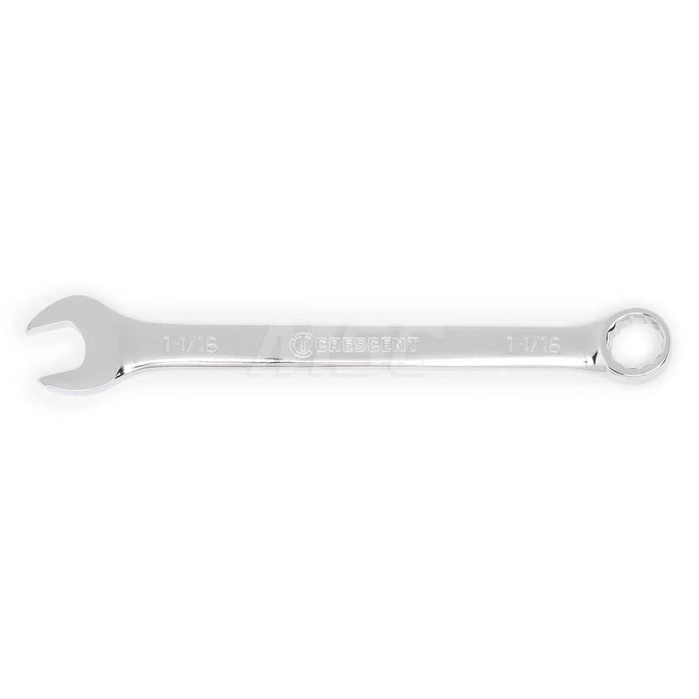 Crescent - Combination Wrenches; Type: Combination Wrench ; Tool Type: NonRatcheting ; Size (Inch): 1-1/16 ; Number of Points: 12 ; Finish/Coating: Full Polish Chrome ; Material: Alloy Steel - Exact Industrial Supply