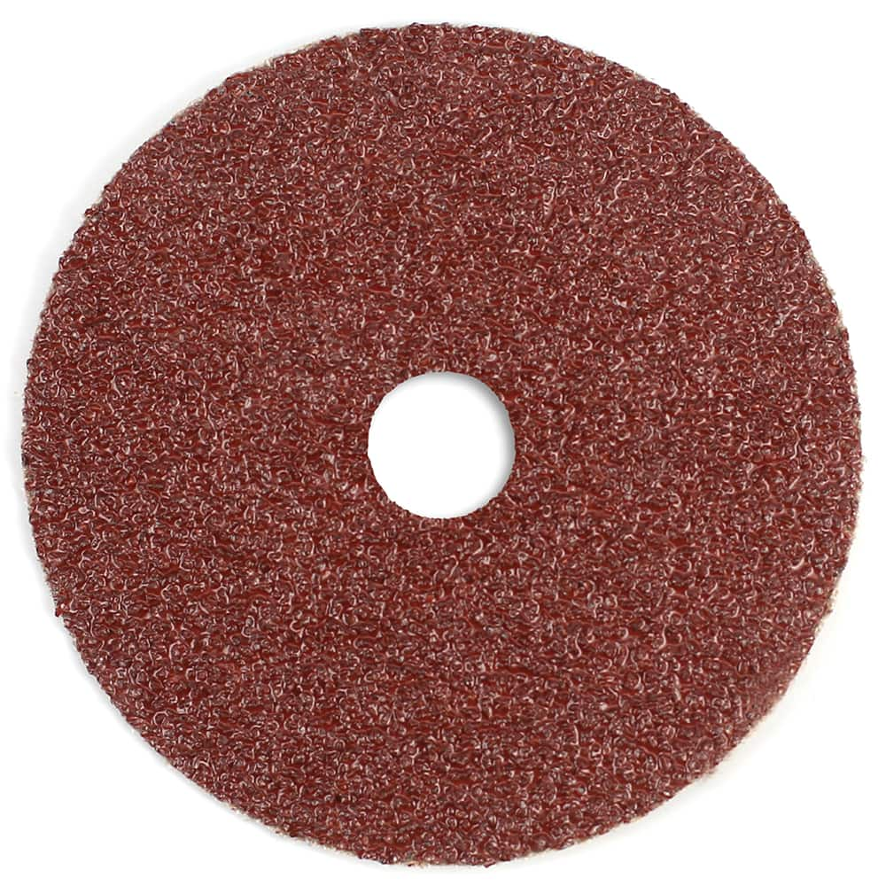 Superior Abrasives - Fiber Discs; Disc Diameter (Inch): 7 ; Abrasive Material: Aluminum Oxide ; Grit: 80 ; Center Hole Size (Inch): 7/8 ; Backing Material: Fiber ; Flexible: No - Exact Industrial Supply