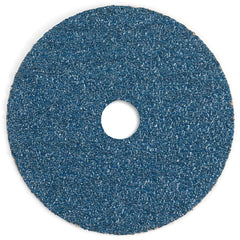 Superior Abrasives - Fiber Discs; Disc Diameter (Inch): 7 ; Abrasive Material: Zirconia Alumina ; Grit: 50 ; Center Hole Size (Inch): 7/8 ; Backing Material: Fiber ; Flexible: No - Exact Industrial Supply