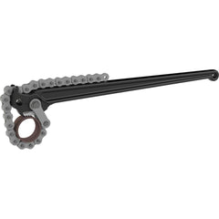 Petol - Chain & Strap Wrenches; Type: Chain Tong ; Maximum Pipe Capacity (Inch): 17.5 ; Chain/Strap Length: 65 (Inch); Handle Length: 27 (Inch) - Exact Industrial Supply