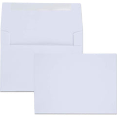 Quality Park - Mailers, Sheets & Envelopes; Type: Greeting Card Envelope ; Style: Gummed Flap ; Width (Inch): 6-1/2 ; Length (Inch): 4-3/4 ; Box Quantity: 100 ; Size: 4.75 x 6.5 - Exact Industrial Supply