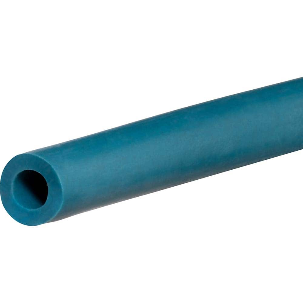 USA Sealing - Plastic, Rubber & Synthetic Tube; Inside Diameter (Inch): 3/8 ; Outside Diameter (Inch): 1/2 ; Wall Thickness (Inch): 1/16 ; Material: Silicone ; Maximum Working Pressure (psi): 40 ; Color: Blue - Exact Industrial Supply