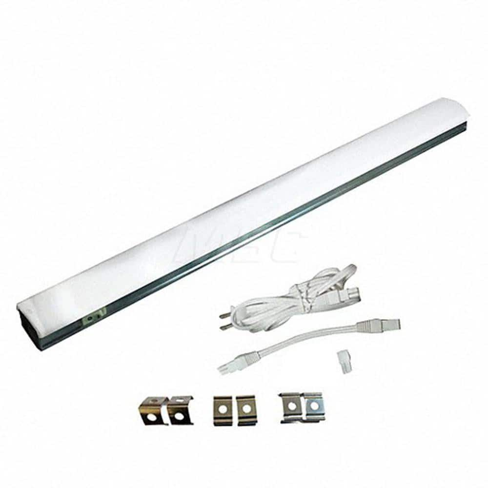 Undercabinet Light Fixtures; Lamp Type: Integrated LED; LED; Number of Lamps: 1; Overall Length (Feet): 12.00; 12 in; Overall Width: 2; Lumens: 219; Wattage: 2.300; 2.30; Overall Height: 1.00; Voltage: 120 VAC; 120.00; Dimmable: No; Overall Width (Inch):