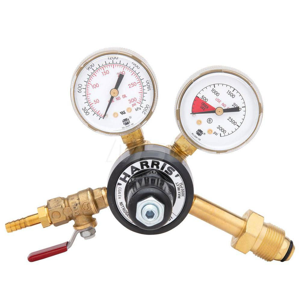 Model 201 Brass Nitrogen Preset Beverage Regulator 0-100 PSIG