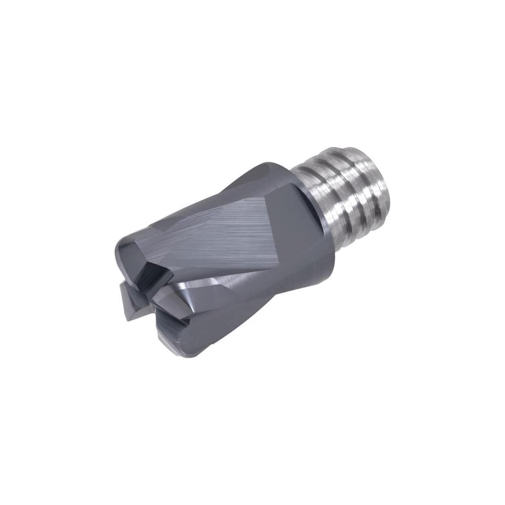 Corner Radius End Mill Head: 4 Flutes S08, TiAlN Coated, Series VFX