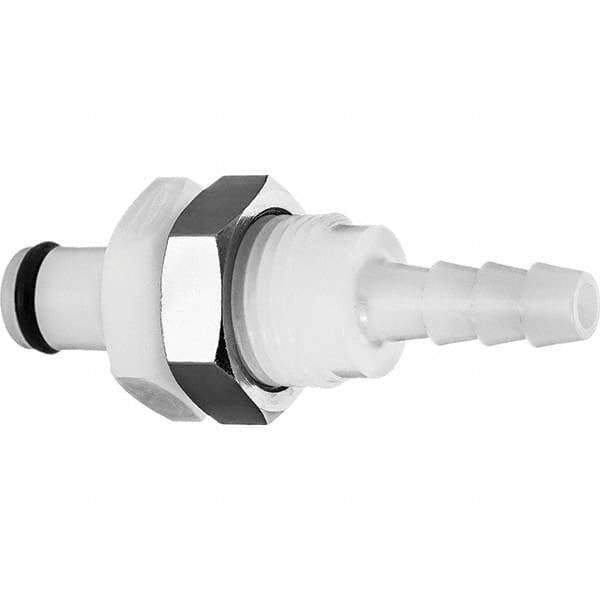 Value Collection - Plastic Quick-Disconnect Tube Couplings   Type: In-Line Hose Barb-Male Plug    Nominal Flow Size: 1/4 (Inch) - Top Tool & Supply