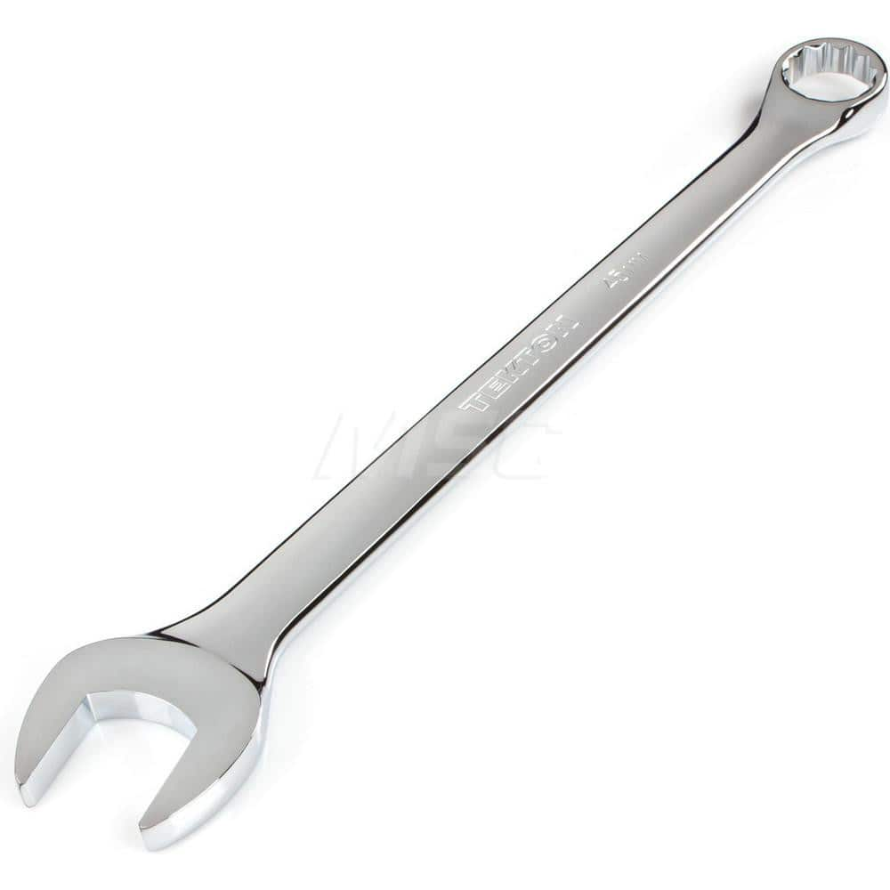 Combination Wrench: Chrome, Chrome-Plated