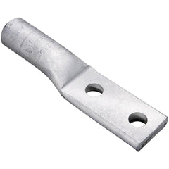 Burndy - Ring Terminals; Terminal Type: Rectangle ; Insulation Type: NonInsulated ; Connection Type: Compression ; Compatible Wire Size (AWG): 1/0 ; Stud Size (Inch): 1/2 ; Color: Tan - Exact Industrial Supply