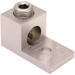 Burndy - Ring Terminals; Terminal Type: Rectangle ; Insulation Type: NonInsulated ; Connection Type: Lug ; Compatible Wire Size (kcmil): 300-800 ; Stud Size (Inch): 1/2 ; Color: Copper - Exact Industrial Supply