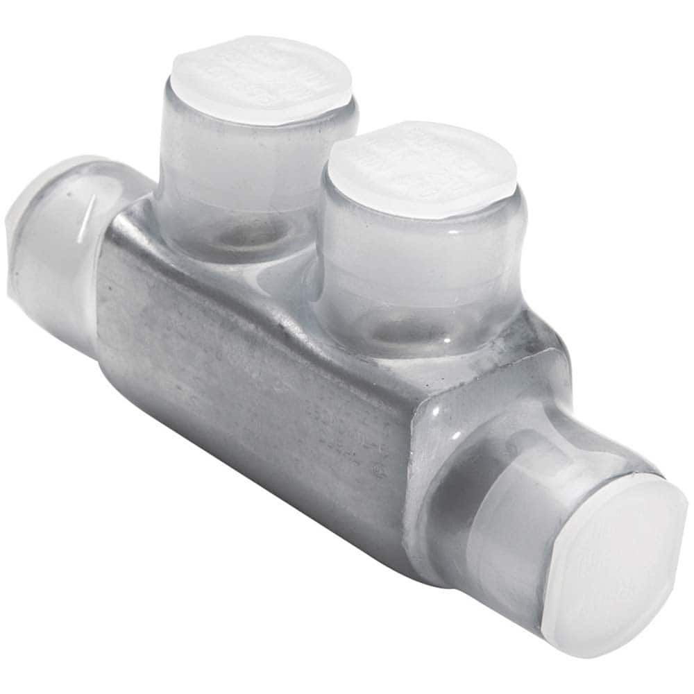 Burndy - Butt Splice Terminals; Insulation Type: Insulated ; Insulation Material: Plastisol ; Connection Type: Lug ; Compatible Wire Size (AWG): 10 ; Compatible Wire Size (kcmil): 250 ; Color: Clear - Exact Industrial Supply