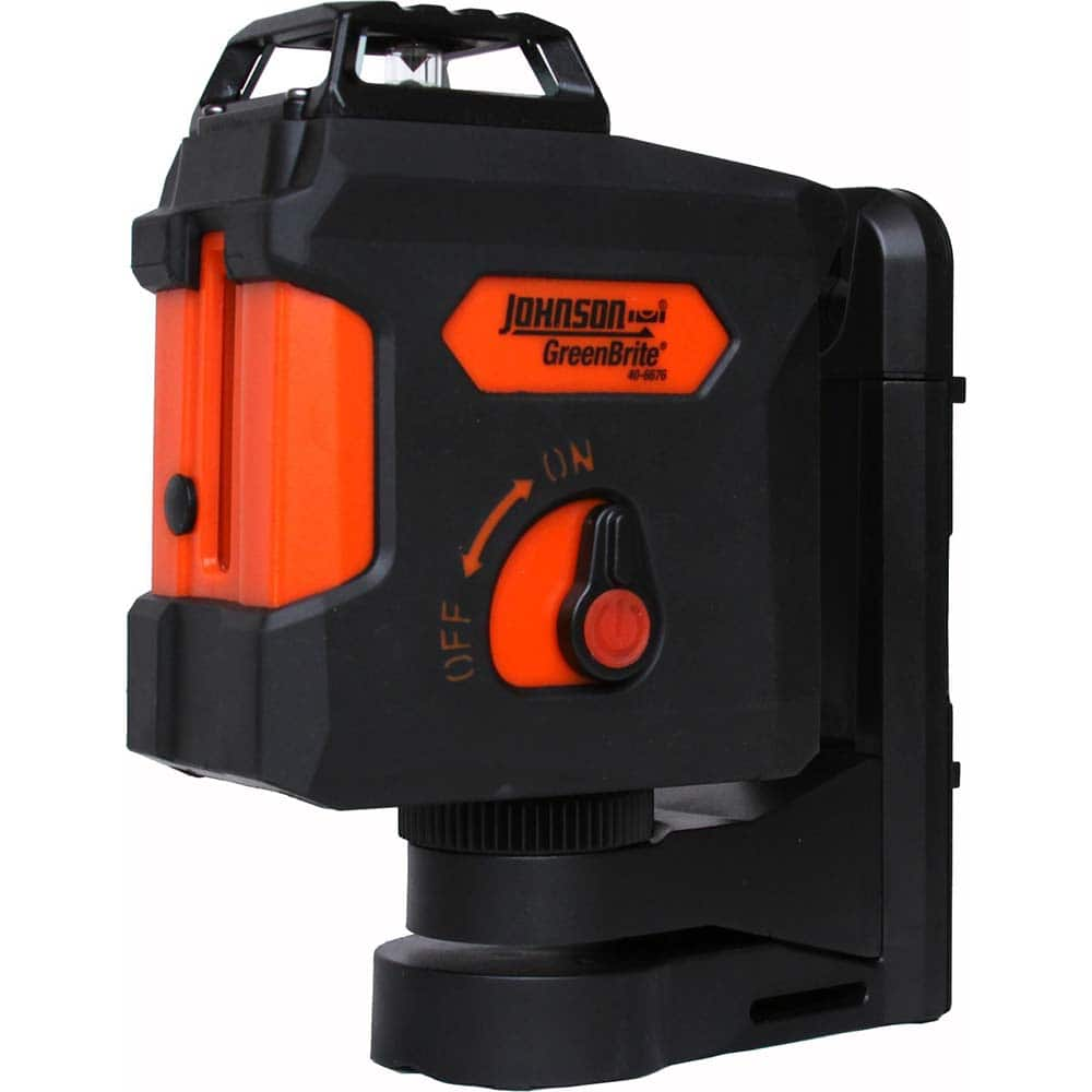 Johnson Level & Tool - Laser Levels; Level Type: Self Leveling Line Laser ; Maximum Measuring Range (Feet): 200 ; Number of Beams: 1 ; Beam Color: Green ; Accuracy: 3/16" @ 50' ; Battery Type: Lithium-Ion - Exact Industrial Supply