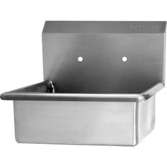 SANI-LAV - Sinks; Type: Wall Mounted Wash Sink ; Outside Length: 23 (Inch); Outside Width: 20-1/2 (Inch); Outside Height: 19-1/2 (Inch); Inside Length: 17 (Inch); Inside Width: 20 (Inch) - Exact Industrial Supply