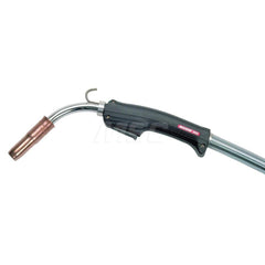 MIG Welding Guns; For Use With: Magnum ™; Length (Feet): 15 ft. (4.57m); Handle Shape: Curved; Neck Type: Fixed; Trigger Type: Standard; For Gas Type: CO2; For Wire Type: Flux Core; Solid