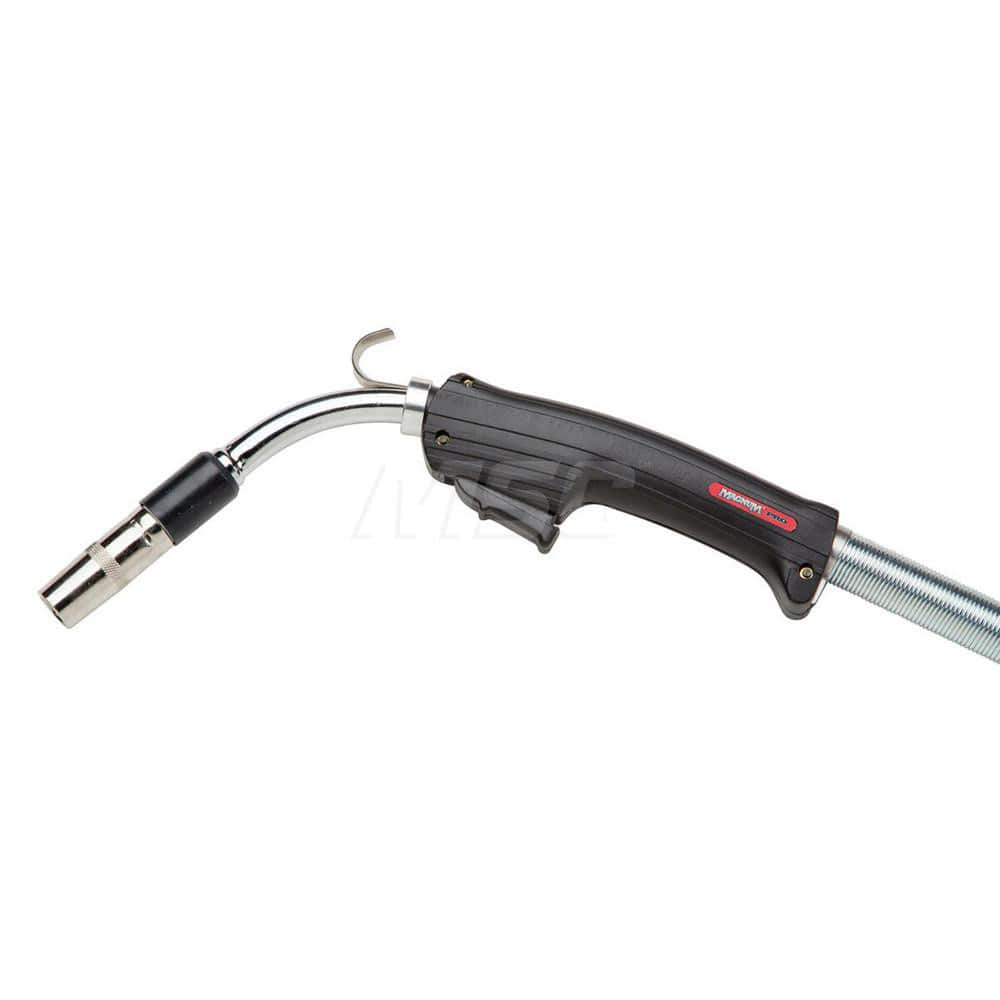 MIG Welding Guns; For Use With: Magnum ™ PRO; Length (Feet): 15 ft. (4.57m); Handle Shape: Curved; Neck Type: Rotatable; Trigger Type: Standard; For Gas Type: CO2; For Wire Type: Flux Core; Solid