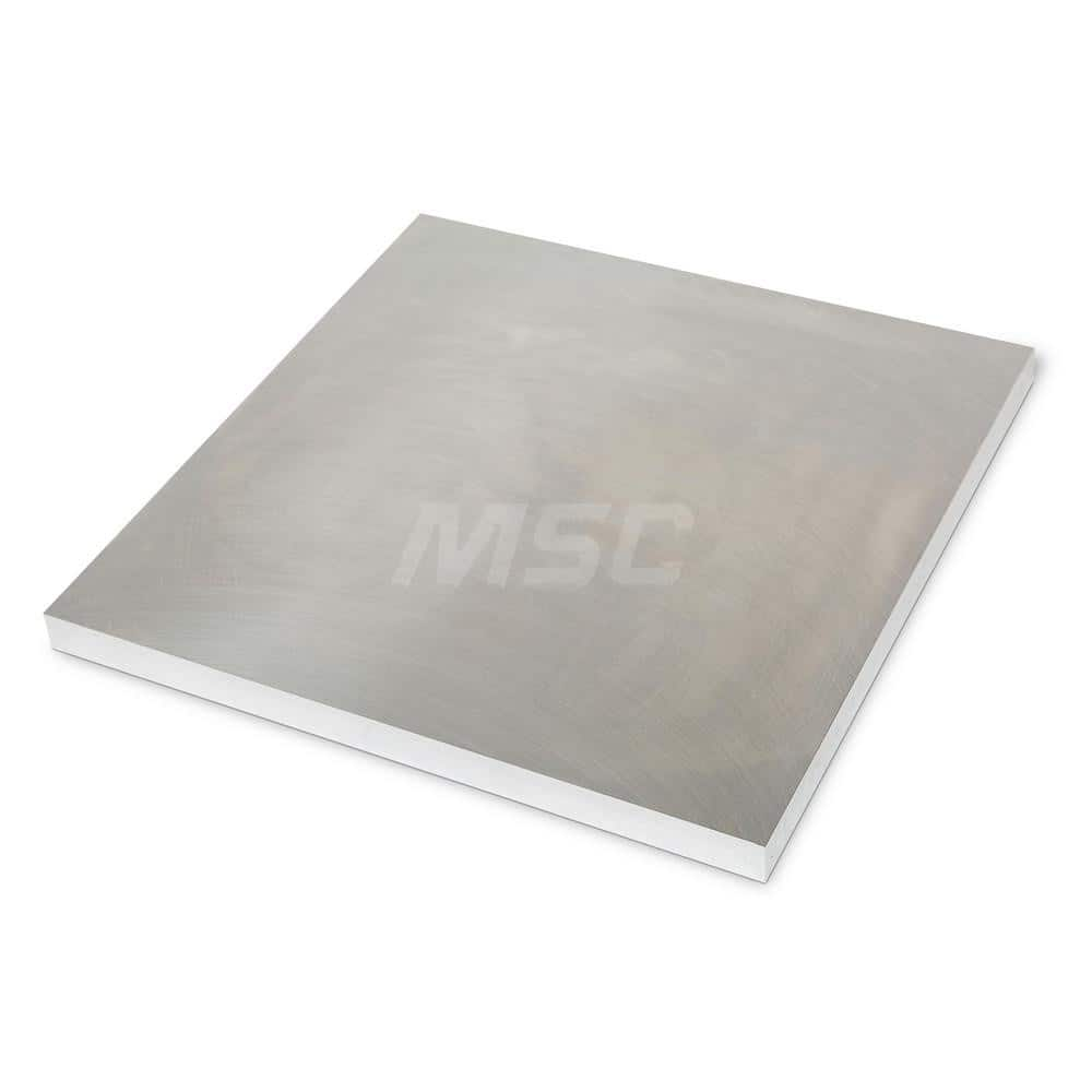 Aluminum Precision Sized Plate: Precision Ground, 8″ Long, 8″ Wide, 5/8″ Thick, Alloy 7075