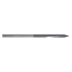 Half-Round & Spade Drill Bits; Drill Bit Size: 0.1610 in; Drill Bit Size (Decimal Inch): 0.1610 in; Drill Bit Size (Inch): 0.1610 in; Drill Bit Size (Wire): #20; Drill Bit Size (Wire): #20; Drill Point Angle: 34; Drill Bit Material: Solid Carbide; Shank D