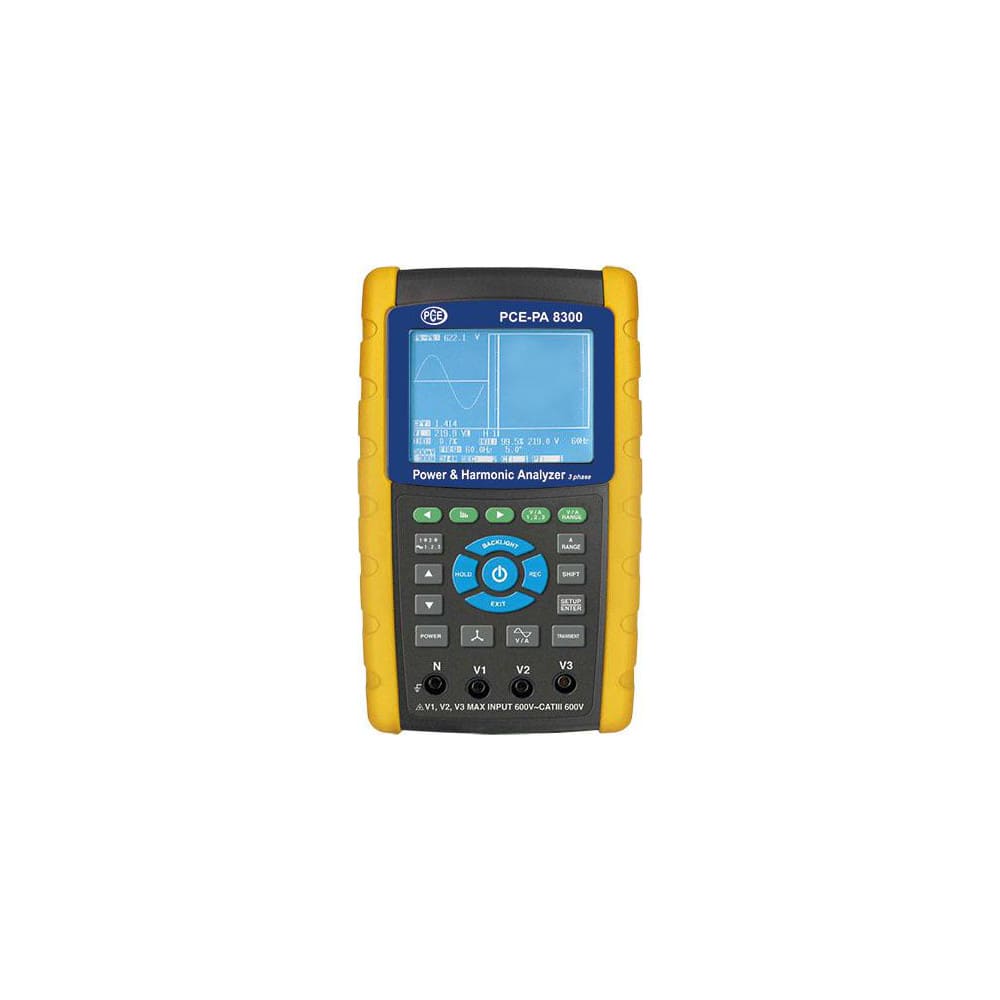 Power Meters; Meter Type: Power Quality Analyzer; Application: Power Meter; Maximum Current Capability (A): 3000.00; Maximum Solar Power Measurement: 9999 kW; Power Factor: 1; Peak Capture: Yes; Storage: 4 GB; Cat Rating: CAT III; Data Logging: Yes; Overa