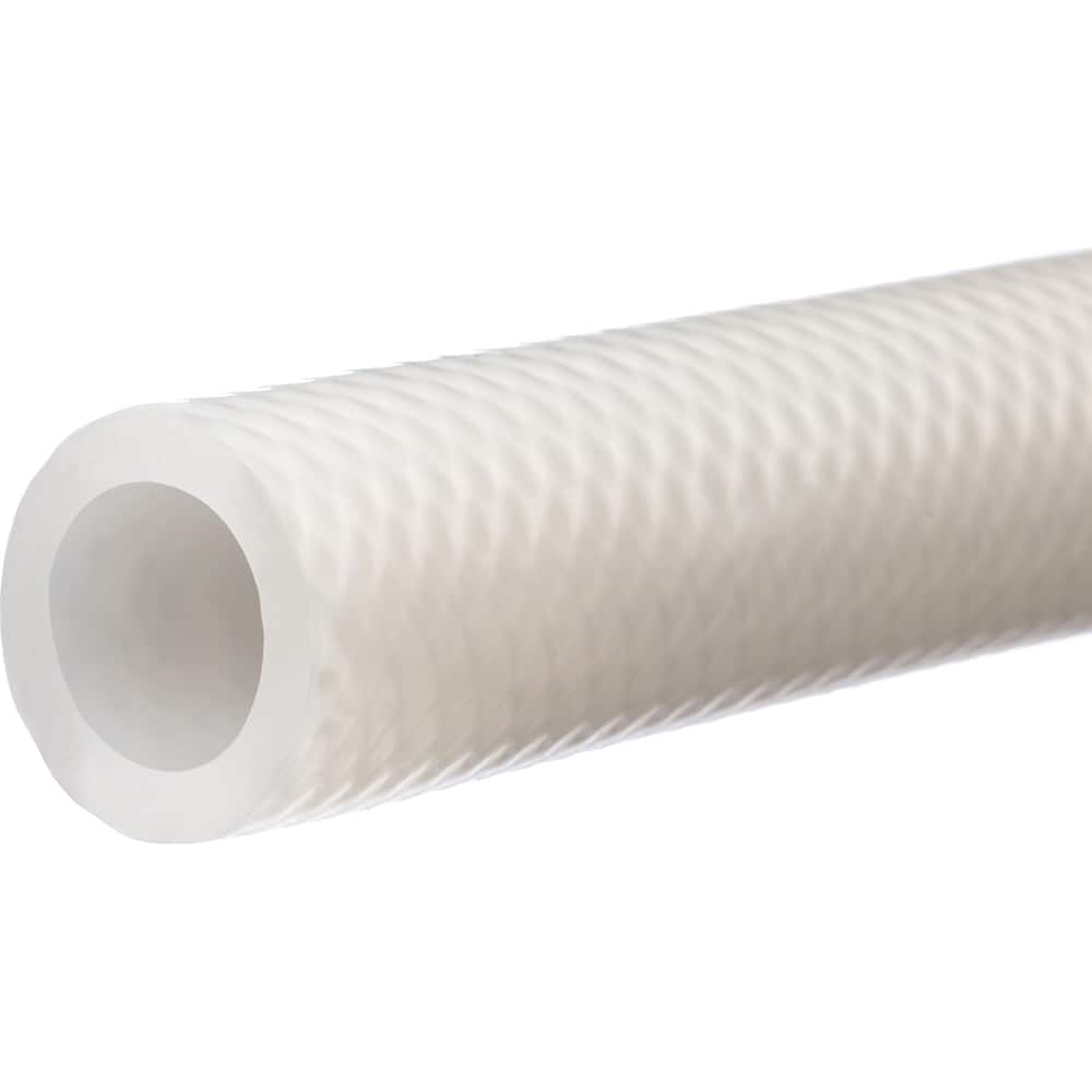 Silicone Tube: 7/16″ OD, 50' Length 140 Max psi, Clear