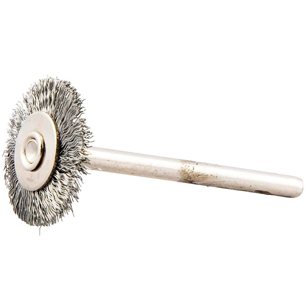 Norton - 3/4" OD, Crimped Carbon Wheel Brush - Top Tool & Supply