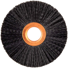 Norton - 3" OD, 5/8" Arbor Hole, Crimped Nylon Wheel Brush - Top Tool & Supply