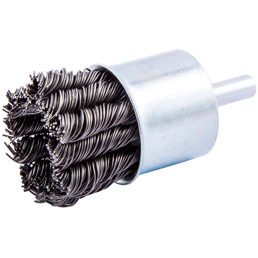 Norton - End Brushes Brush Diameter (Inch): 1 Fill Material: Carbon Steel - Top Tool & Supply