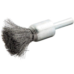 Norton - End Brushes Brush Diameter (Inch): 1/2 Fill Material: Carbon Steel - Top Tool & Supply