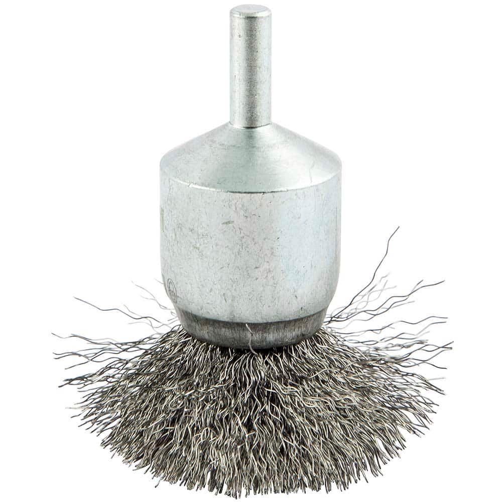 Norton - End Brushes Brush Diameter (Inch): 2 Fill Material: Carbon Steel - Top Tool & Supply