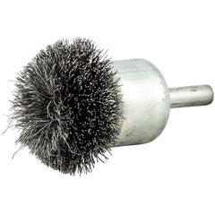 Norton - End Brushes Brush Diameter (Inch): 1-1/2 Fill Material: Carbon Steel - Top Tool & Supply