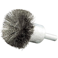 Norton - End Brushes Brush Diameter (Inch): 1-1/2 Fill Material: Carbon Steel - Top Tool & Supply