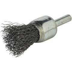 Norton - End Brushes Brush Diameter (Inch): 3/4 Fill Material: Carbon Steel - Top Tool & Supply