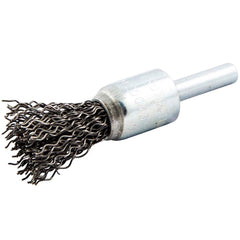 Norton - End Brushes Brush Diameter (Inch): 1/2 Fill Material: Carbon Steel - Top Tool & Supply