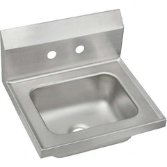 ELKAY - Stainless Steel Sinks Type: Hand Sink Outside Length: 16-3/4 (Inch) - Top Tool & Supply