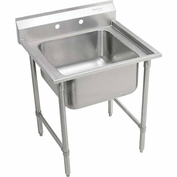 ELKAY - Stainless Steel Sinks Type: Scullery Sink Outside Length: 27 (Inch) - Top Tool & Supply