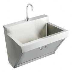 ELKAY - Stainless Steel Sinks Type: Surgeon's Scrub Sink Outside Length: 30 (Inch) - Top Tool & Supply