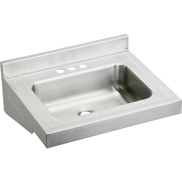 ELKAY - Stainless Steel Sinks Type: Lavatory Sink-Wall Hung Outside Length: 22 (Inch) - Top Tool & Supply