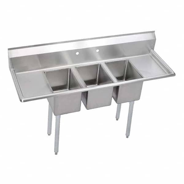 ELKAY - Stainless Steel Sinks Type: Scullery Sink Outside Length: 66 (Inch) - Top Tool & Supply