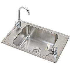 ELKAY - Stainless Steel Sinks Type: Drop In Sink Outside Length: 25 (Inch) - Top Tool & Supply