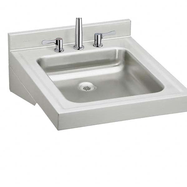 ELKAY - Stainless Steel Sinks Type: Lavatory Sink-Wall Hung Outside Length: 19 (Inch) - Top Tool & Supply