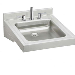 ELKAY - Stainless Steel Sinks Type: Lavatory Sink-Wall Hung Outside Length: 19 (Inch) - Top Tool & Supply