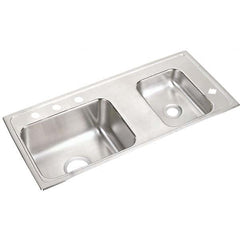 ELKAY - Stainless Steel Sinks Type: Drop In Sink Outside Length: 37-1/4 (Inch) - Top Tool & Supply