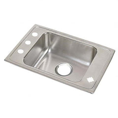 ELKAY - Stainless Steel Sinks Type: Drop In Sink Outside Length: 31 (Inch) - Top Tool & Supply