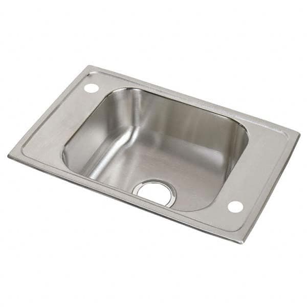 ELKAY - Stainless Steel Sinks Type: Drop In Sink Outside Length: 25 (Inch) - Top Tool & Supply